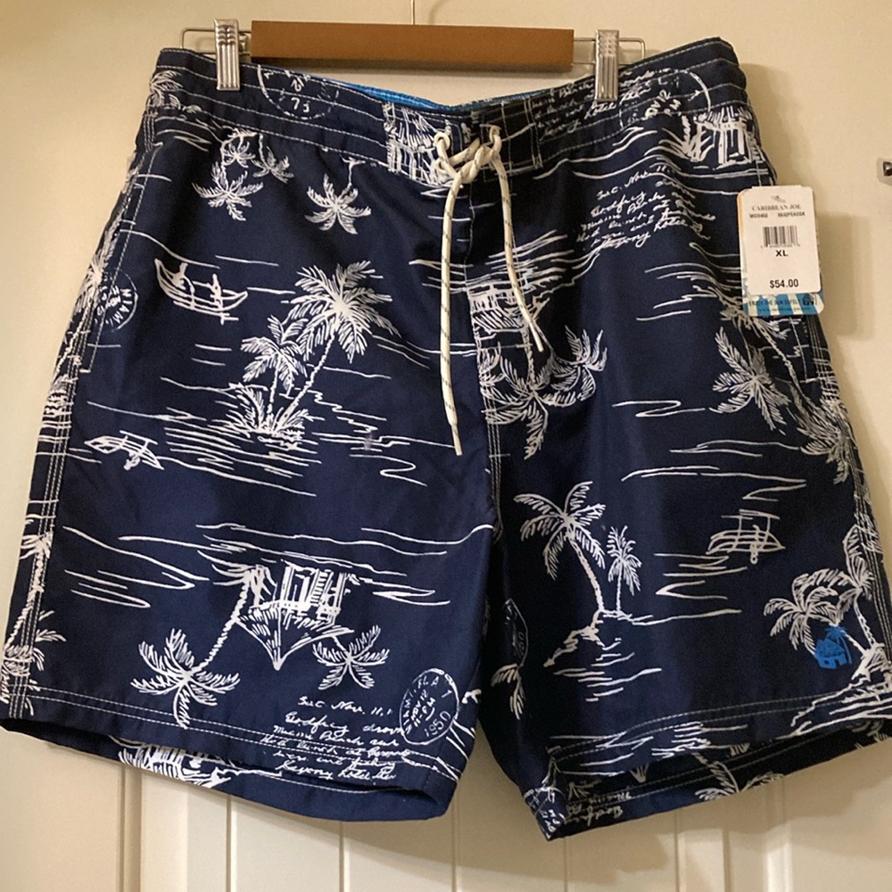 NWT Caribbean Joe UPF 50 Swim Trunks